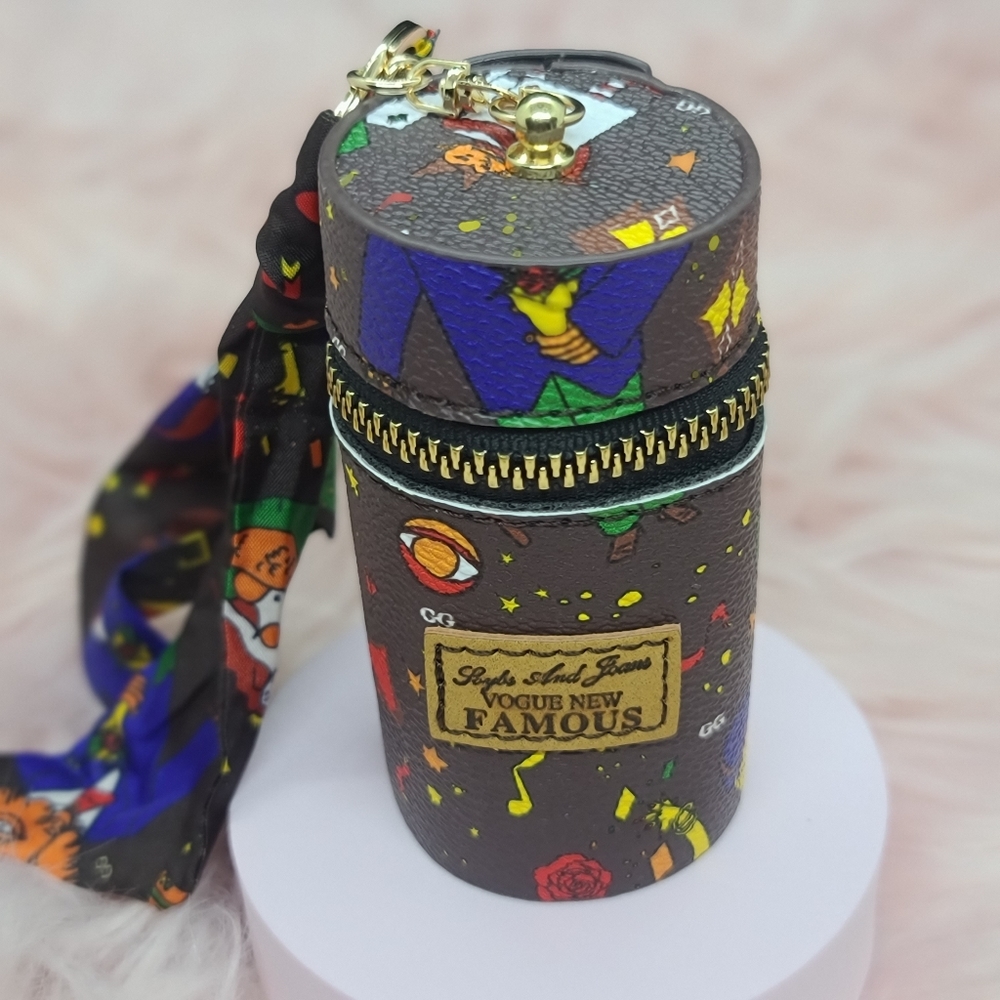 Luxury Hand-Stiched Keychain Bags